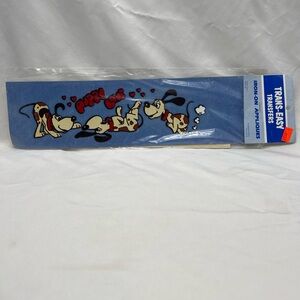 Vintage Puppy Love Dogs Iron On Transfers Appliques Trans-Easy Easy To Apply